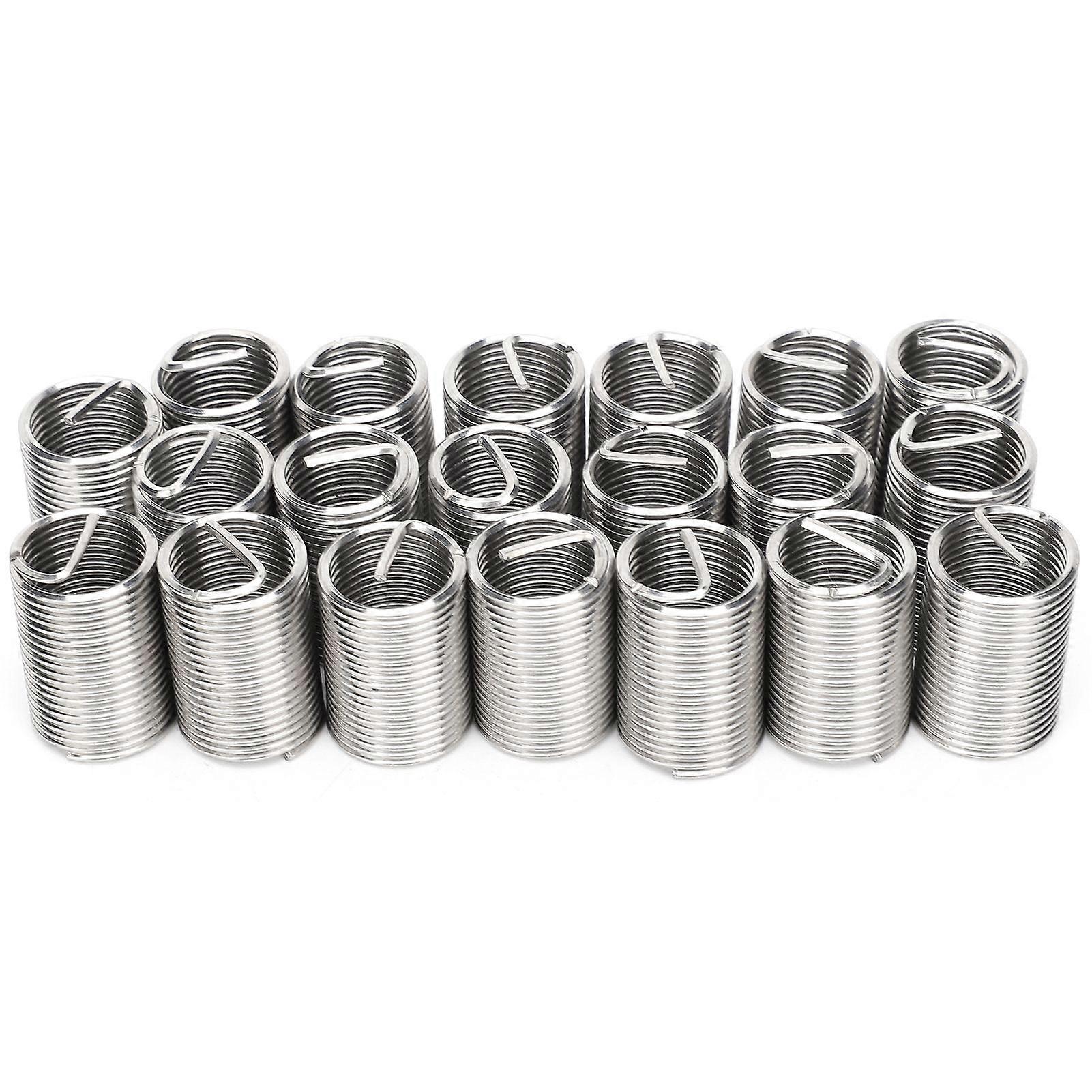 20Pcs Thread Repair Reducer Nut Thread Conversion Sleeve Bushing Screw Fastening M12 x 1.252.5D