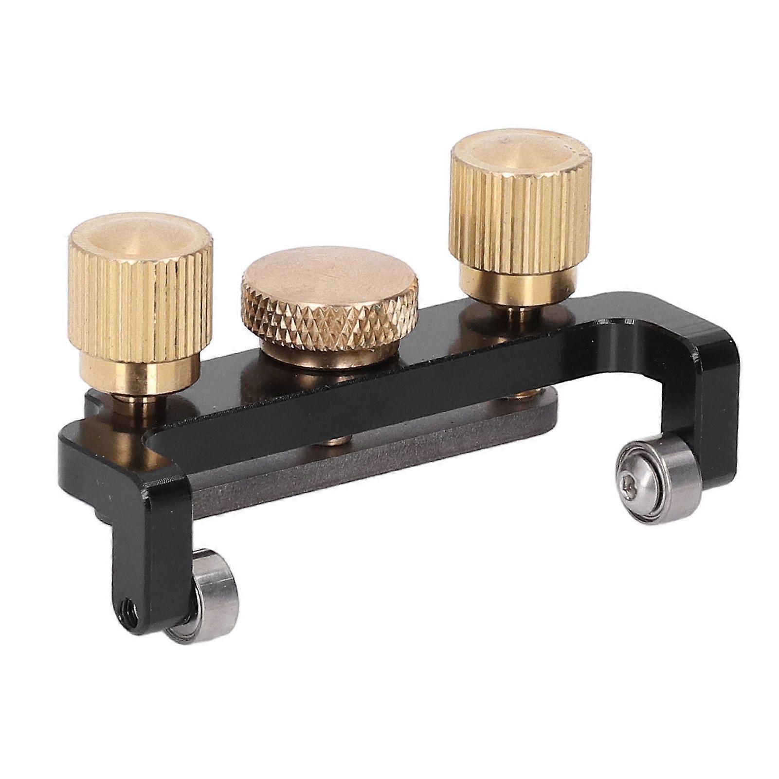 Manual Blade Sharpener Bearing Roller Fixed Angle Aluminum Alloy Sharpening Tool for Woodworking Chisel Planer