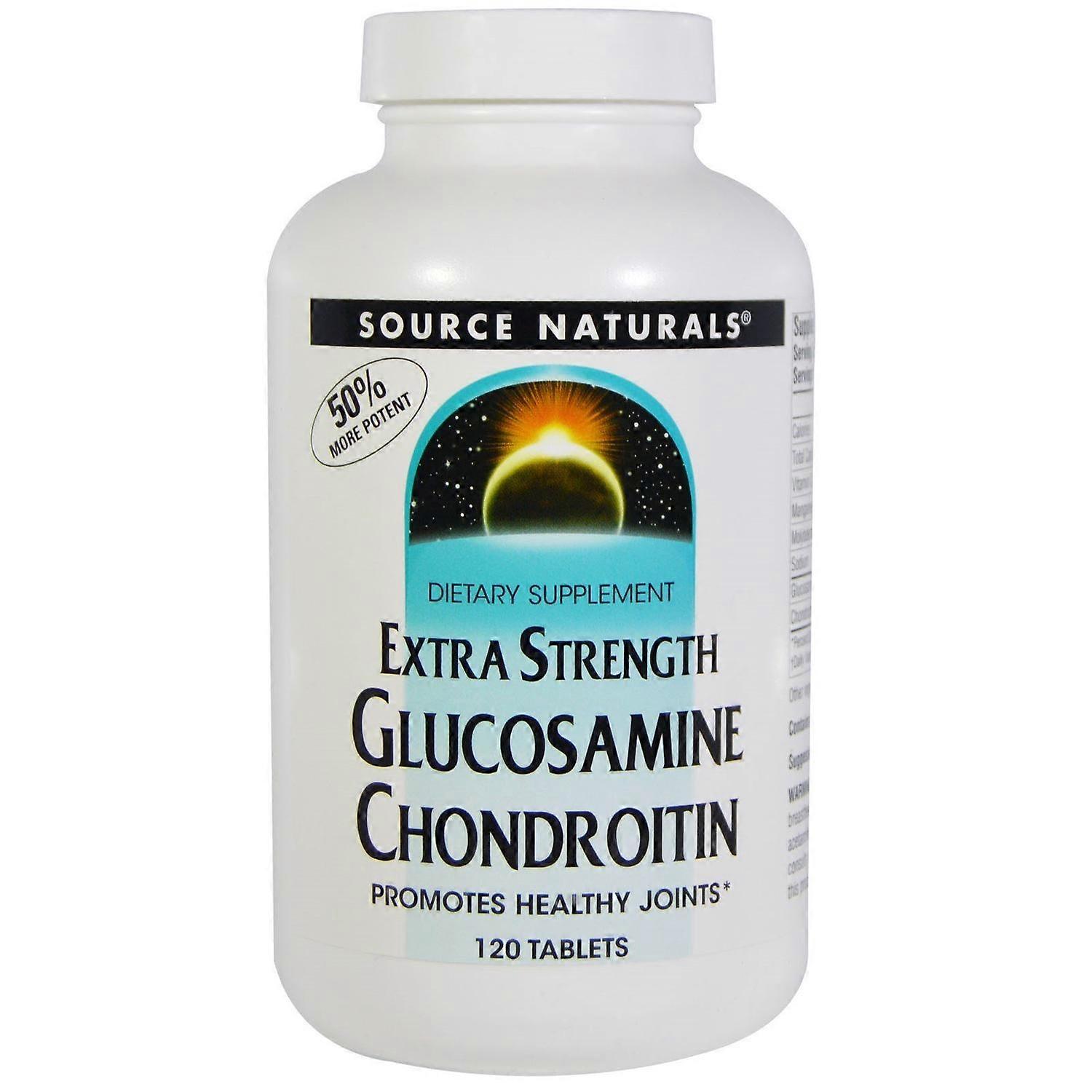 Source Naturals, Glucosamine Chondroitin, 120 Tablets