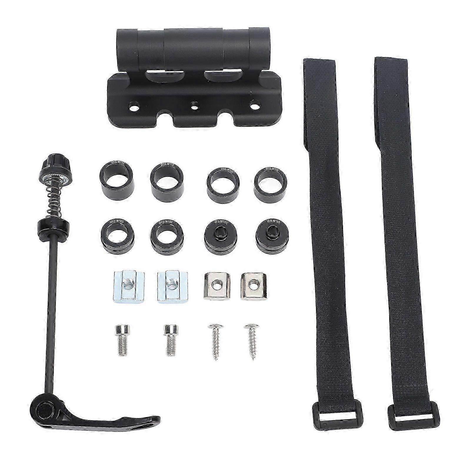 Black Black Bicycle Fork Mount Quick Release Through Axle Carriers Front Fork Block Car Roof Rack Carriers With Slider