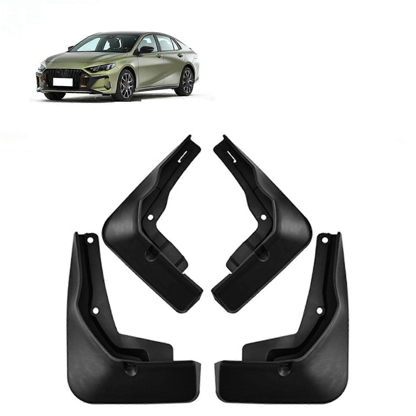 Mud Flaps 4Piece Set Heavy Duty For Trumpchi Shadow Leopard 2021  Impact Plastic Splash Guards Front & Rear Wheels