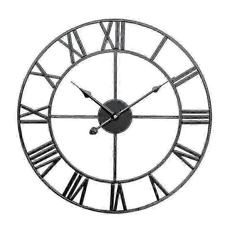 50cm Round Roman Numeral Wall Clock