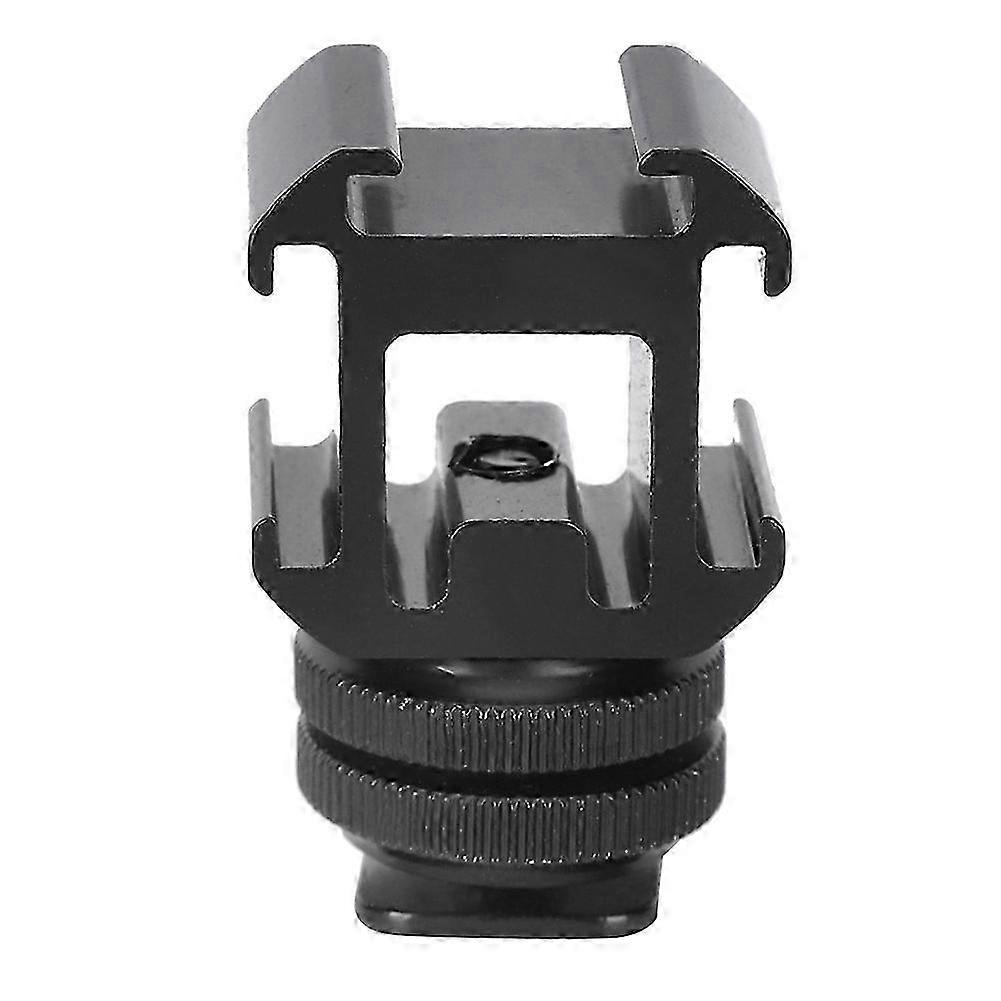 1/4' Dual Layer Screw One for Three Hot Cold Shoe Base Fill Light Multifunction Bracket 26s