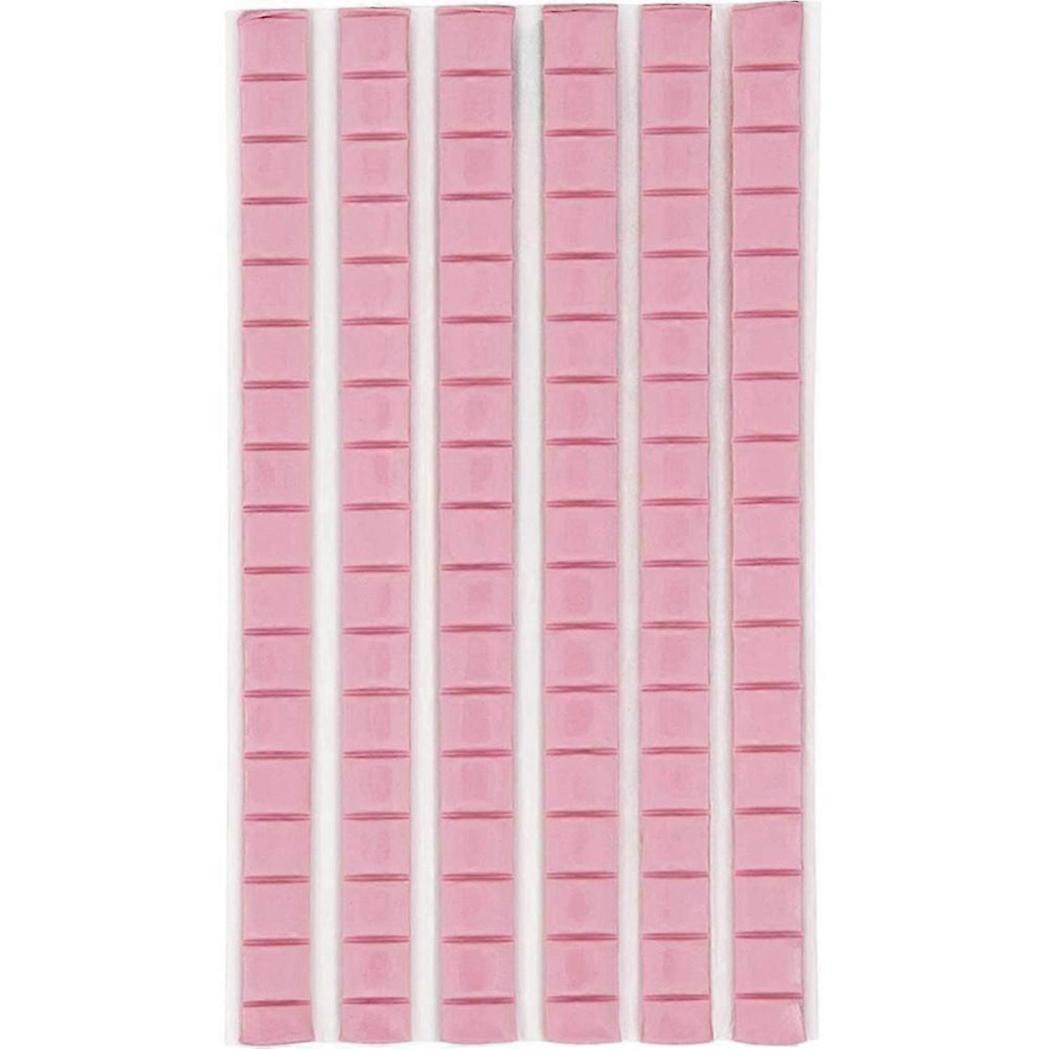 96 PCS Adhesive Poster Tacky Putty Sticky Non-Toxic Mounting Putty Reusable & Removable Wall Safe Tack Putty (Pink)