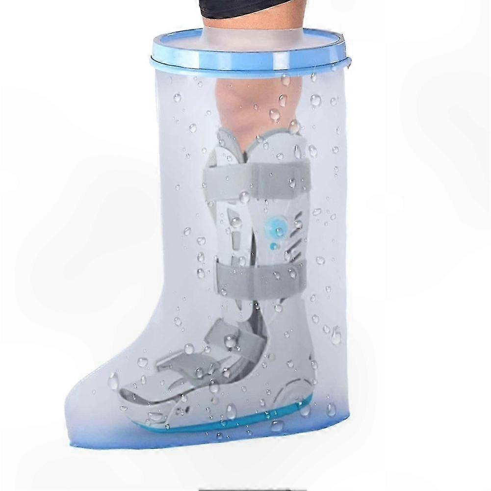 Waterproof Leg Cast Protector with Non-Slip Base for Post-Operative Wound Care and Shower Safety Solution