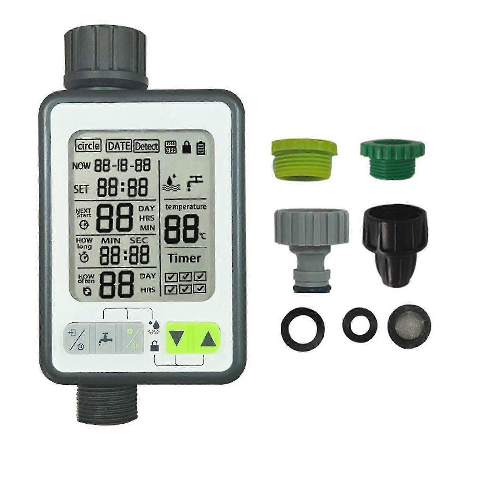 Watering Timer Automatic 3 Modes Rain Sensing Sprinkler Timer for Lawn Garden Yard Care