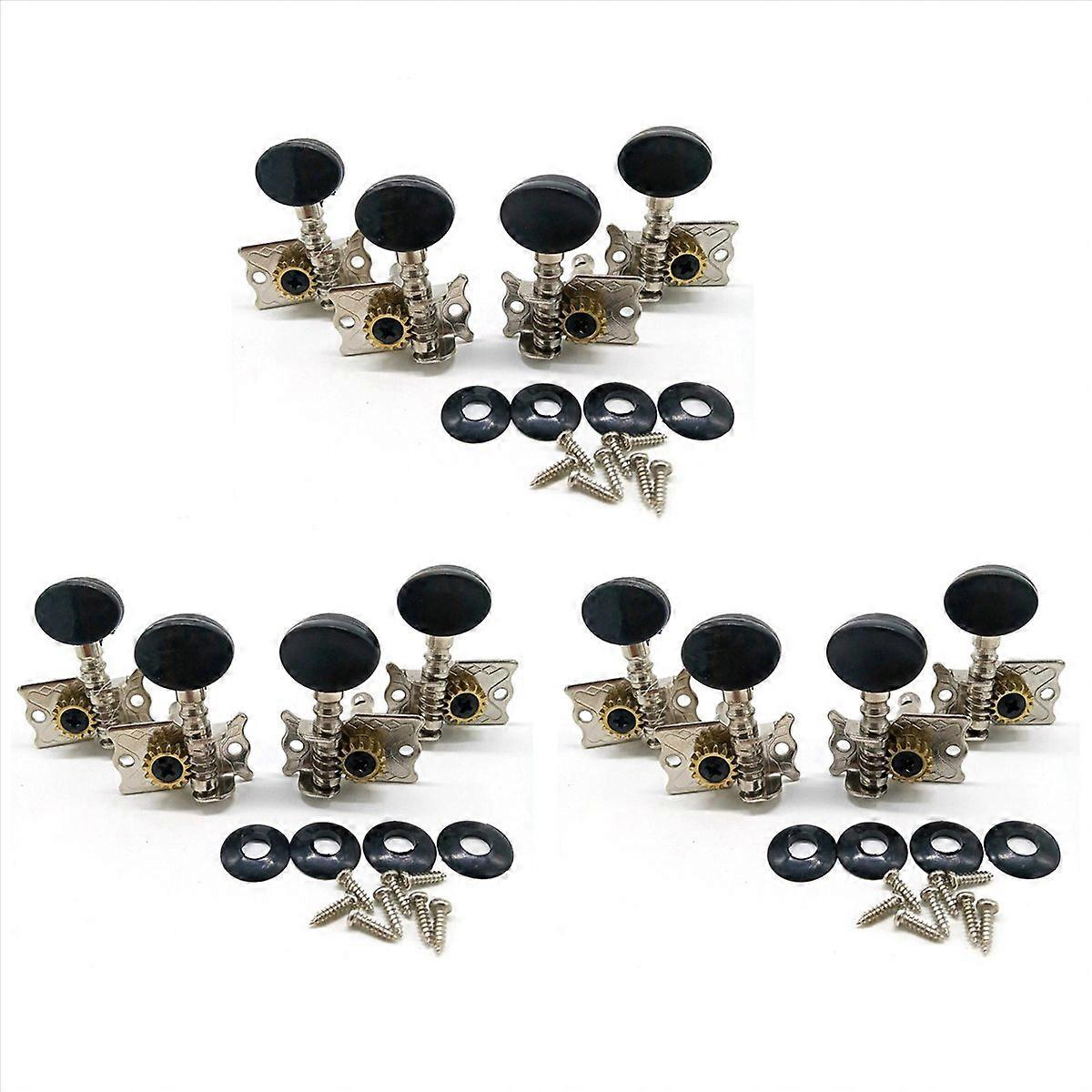 Tuning Pegs 2R 2L for 4 String Ukulele Guitar Bass Repair Accessory