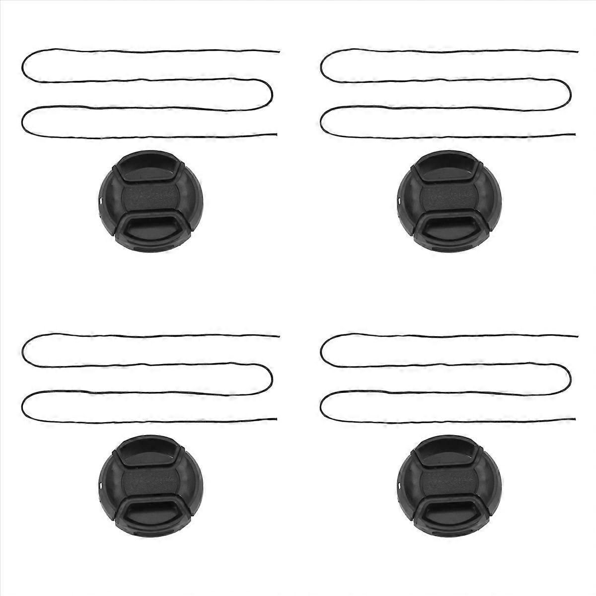 Univeral 49mm Center Pinch Front Lens Cap for DSLR Camera