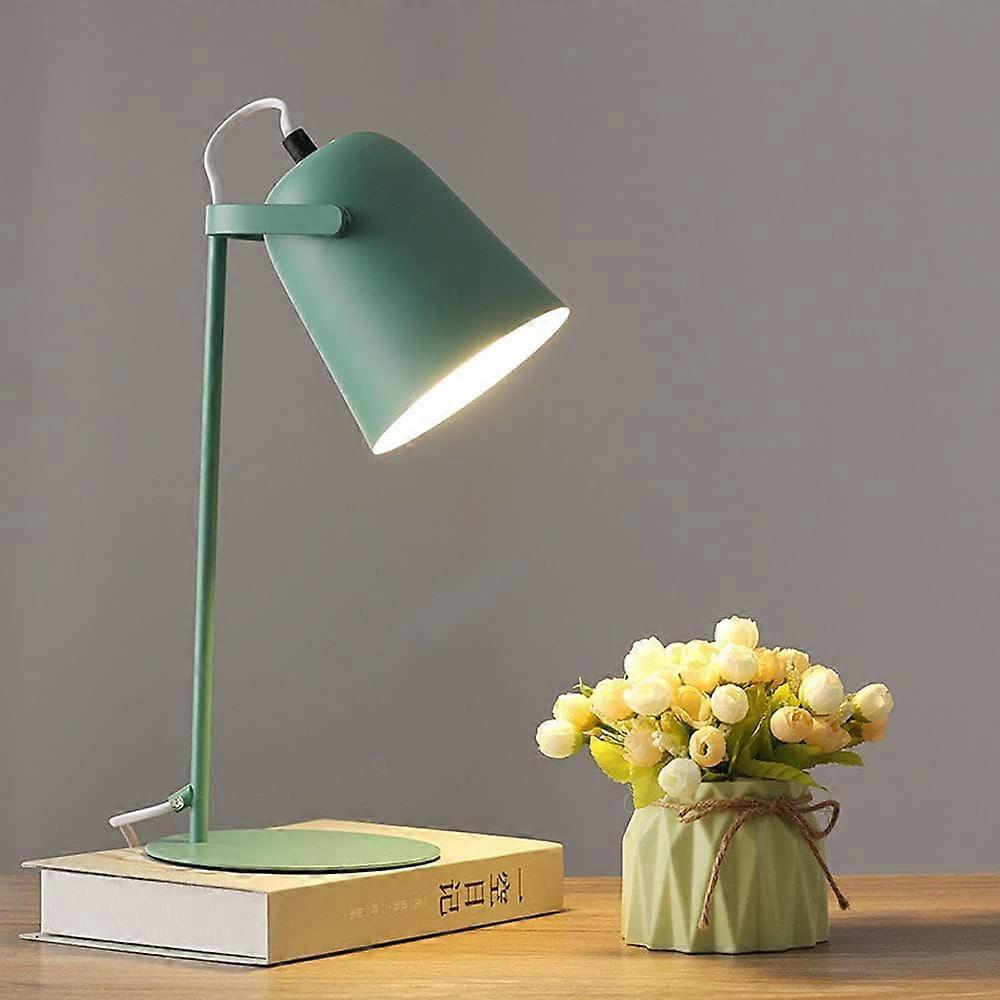 E27 Desk Lamp Eye Caring Adjustable Joints Plug In For Reading Home Office Decor Study Green Color Option