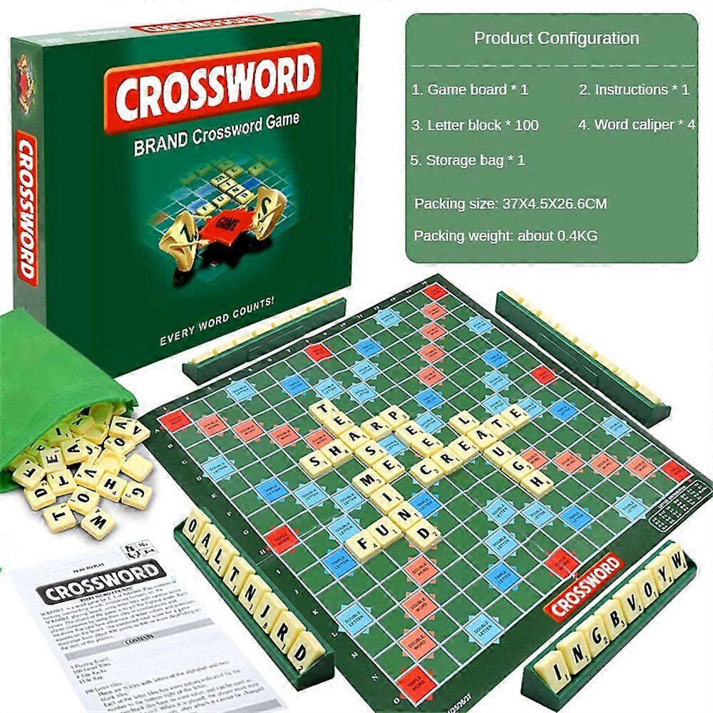 Spelling English Words Chess And Cards Childrens Parent-Child Party Scrabble Game Mini Alphabet Mahjong Table Game Toy