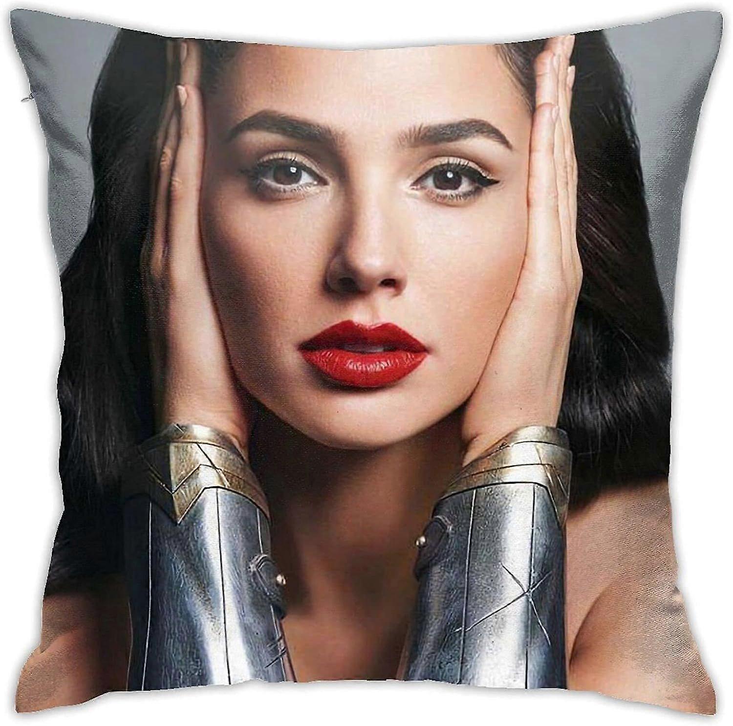 y1051ガルガドット枕カバー両面印刷スロー枕カバーソフトクッションカバーリビングルーム寝室の枕カバー寮の装飾-TB2551 io105