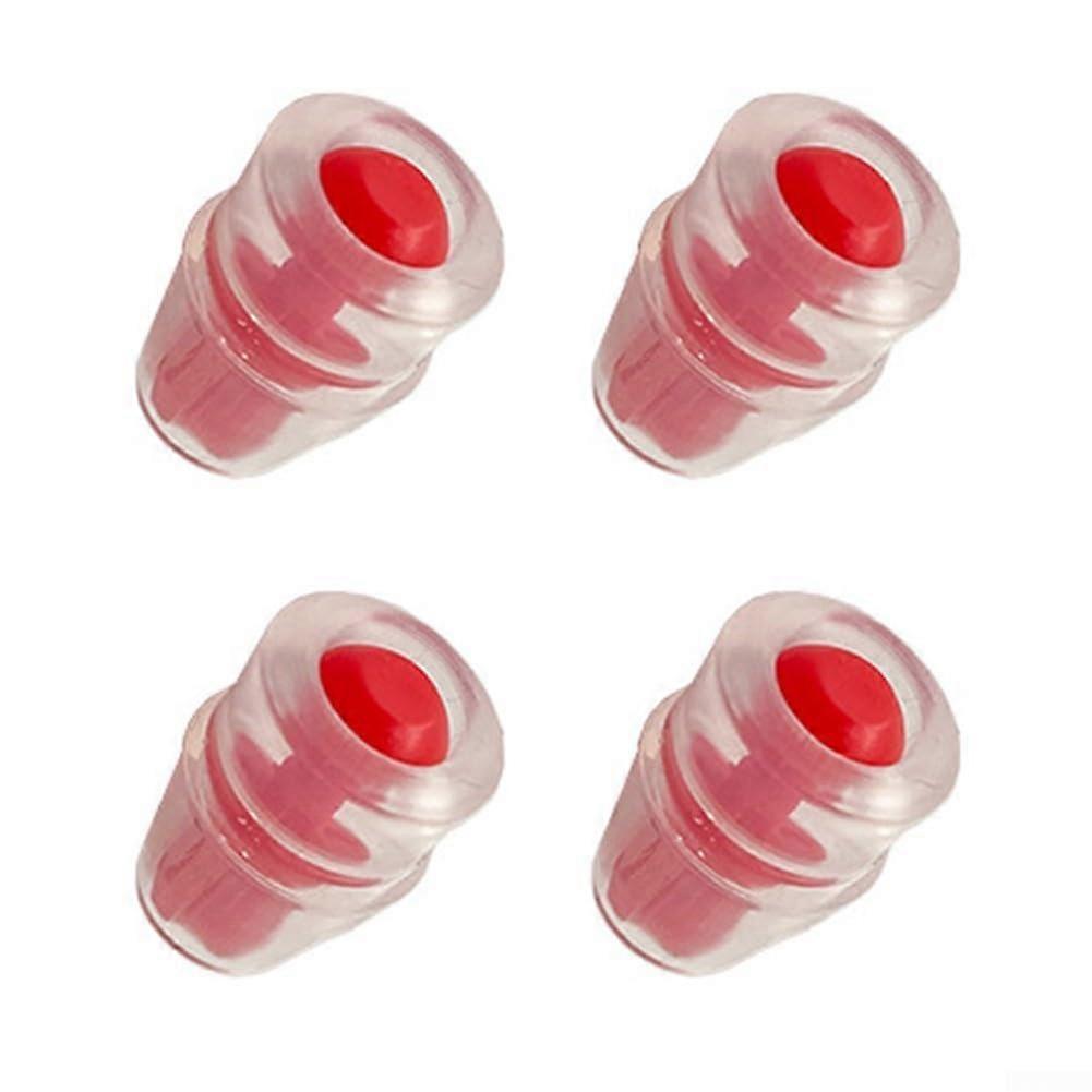 Silicone Bite Valve Replacements 4 Pack for Hydration Packs Outdoors Red