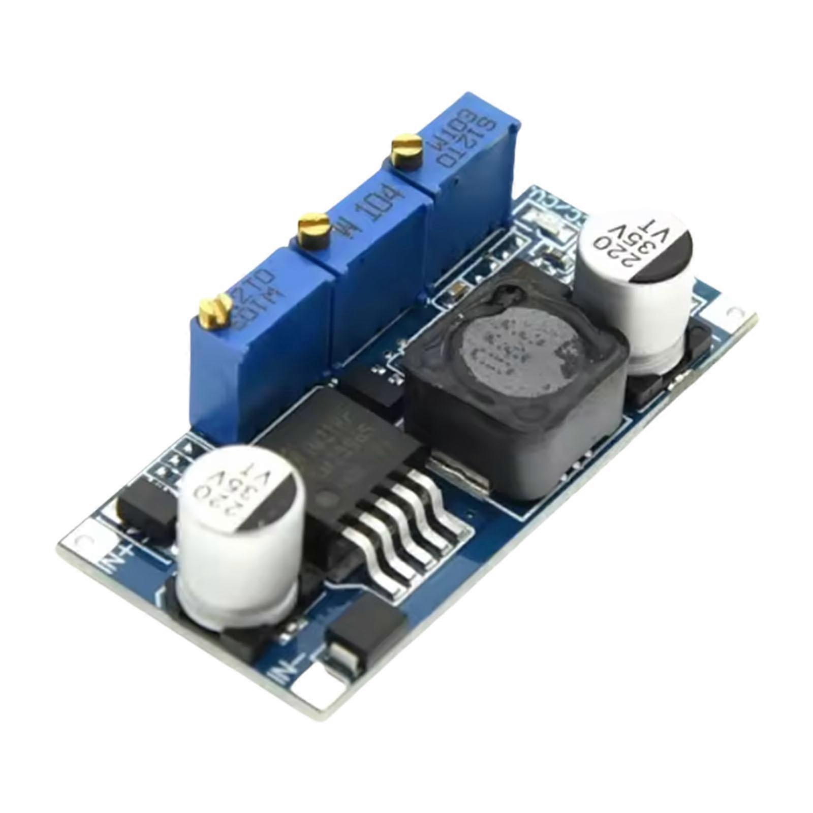 Adjustable Stepping Down Adapter Module 7-25V to 1.25-30V Power Supply Module Board Module Replacement for Car Power Multicolor