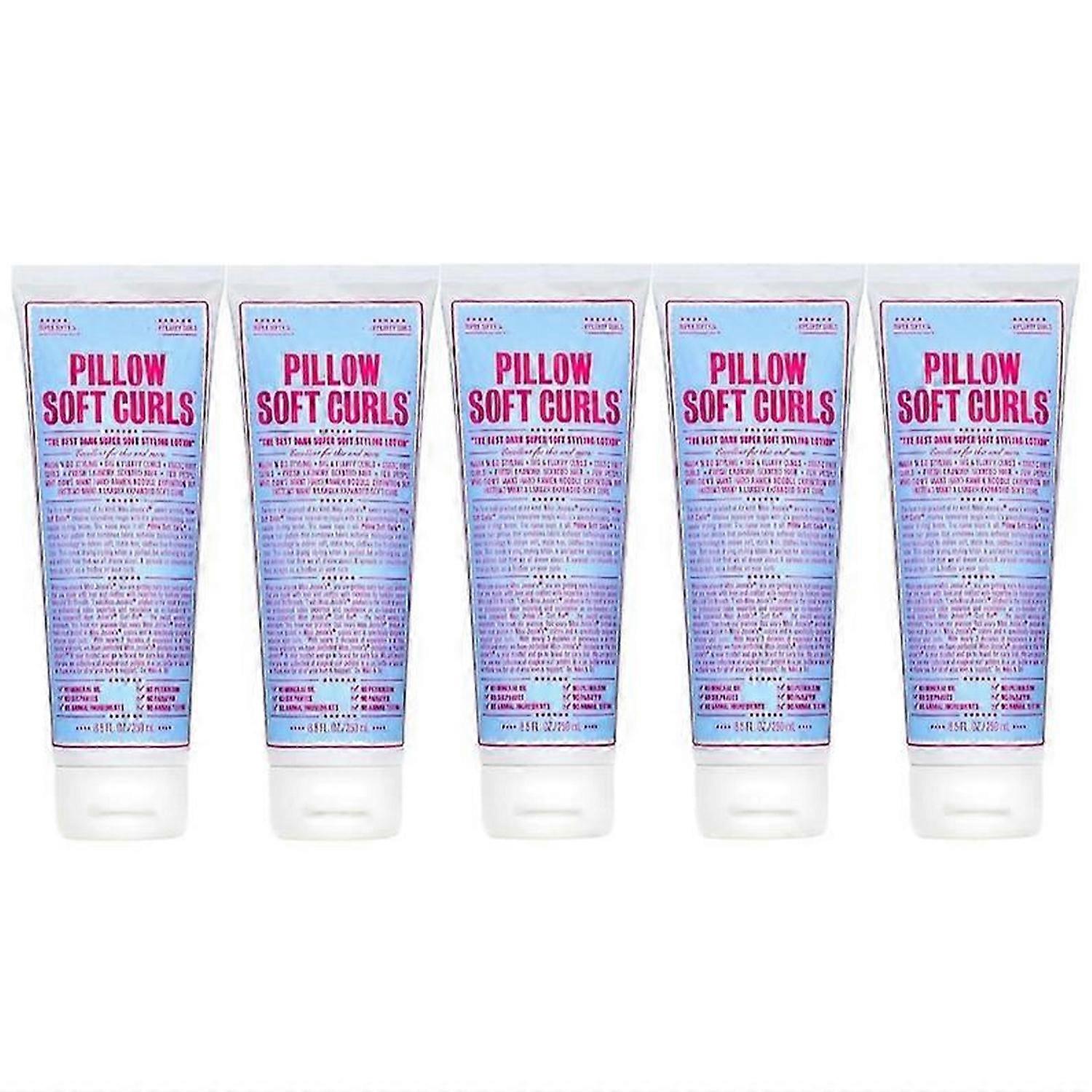 1-5x Soft Curl Lotion 250ml Hårstyling Fuktgivande Curl Defining Cream för kvinnor