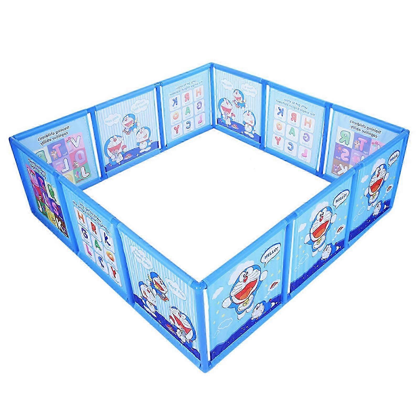 Baby Activity Playpen Toddler Game Fence Indoor Game Fence Playhouse Safety FenceBlue