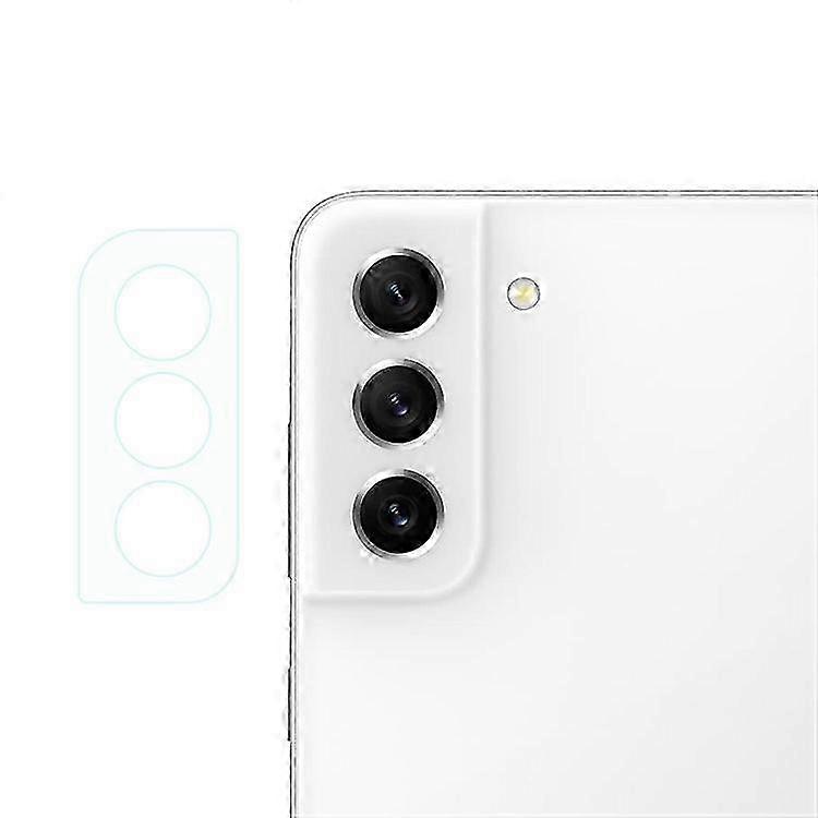 Samsung Galaxy S21 FE 5Gと互換性があり、傷がつきにくいフルカバレッジ強化ガラスカメラレンズプロテクター