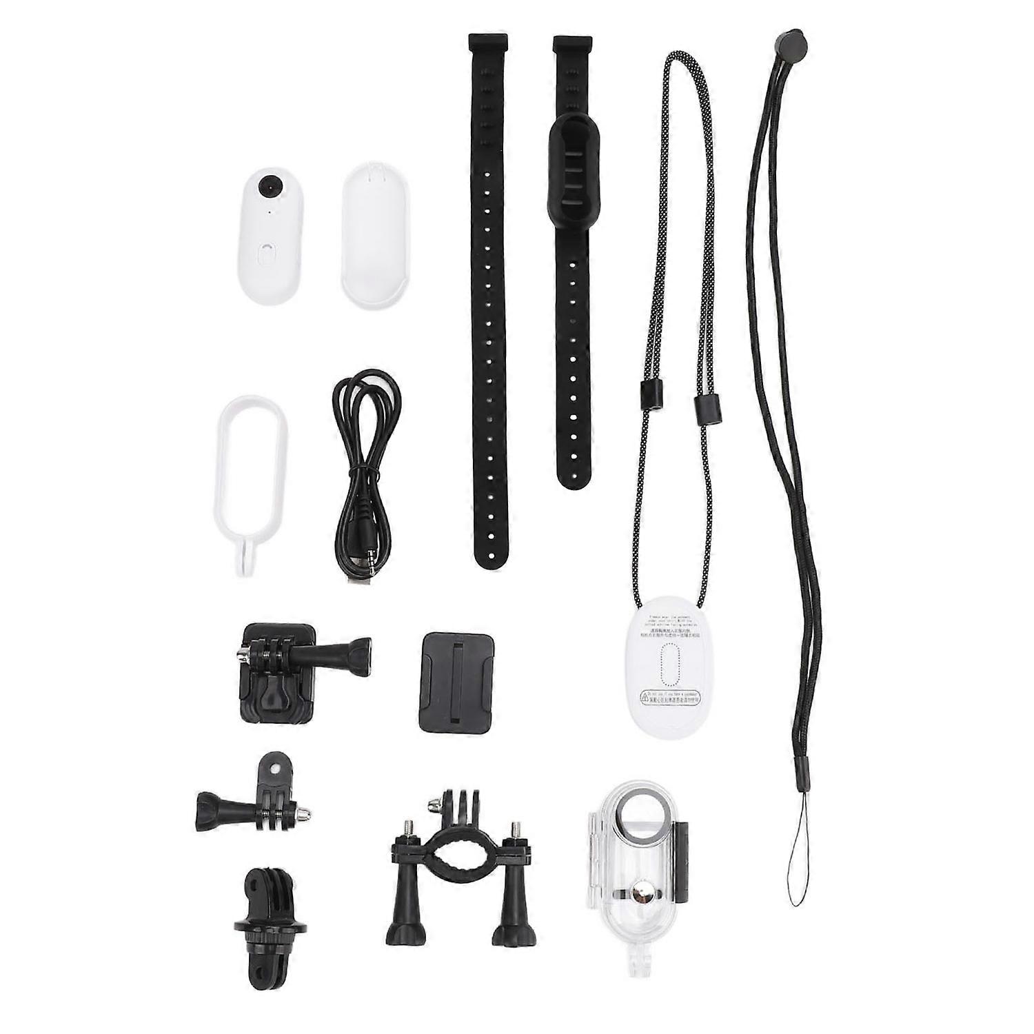 4K 8MP Pet Collar Camera Wireless Wearable Action Camera Helmet Camera 120 Degree Wide Angle for Div