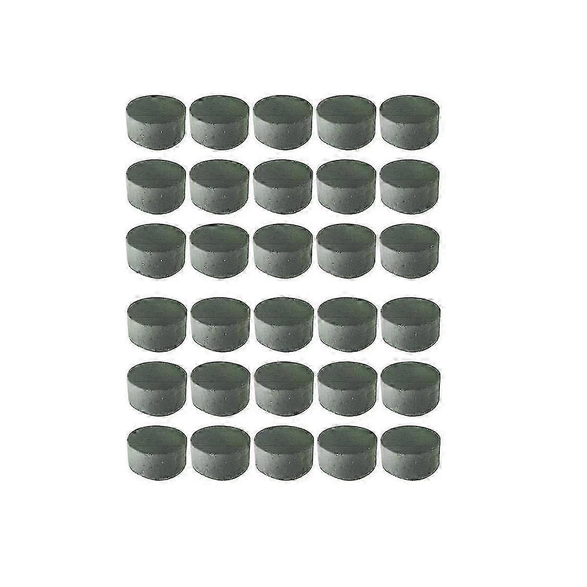 Foam, 30 Pcs Round Dry Foam Blocks, Green Styrofoam Blocks For , Great For Flower