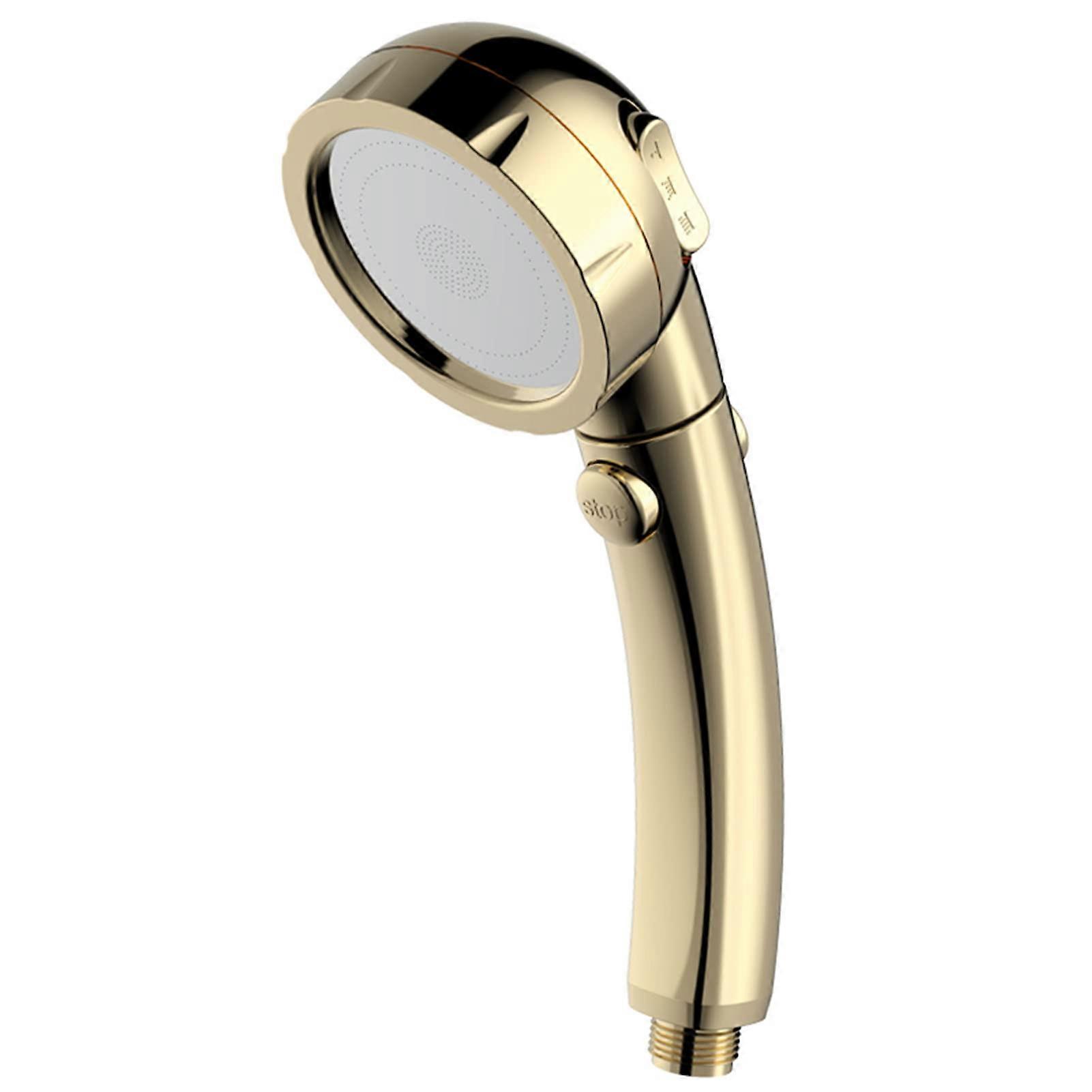 Pressure Handheld Shower Head with Stop Button, 3 Rain Spray Modes, Water Saving for Bathroom