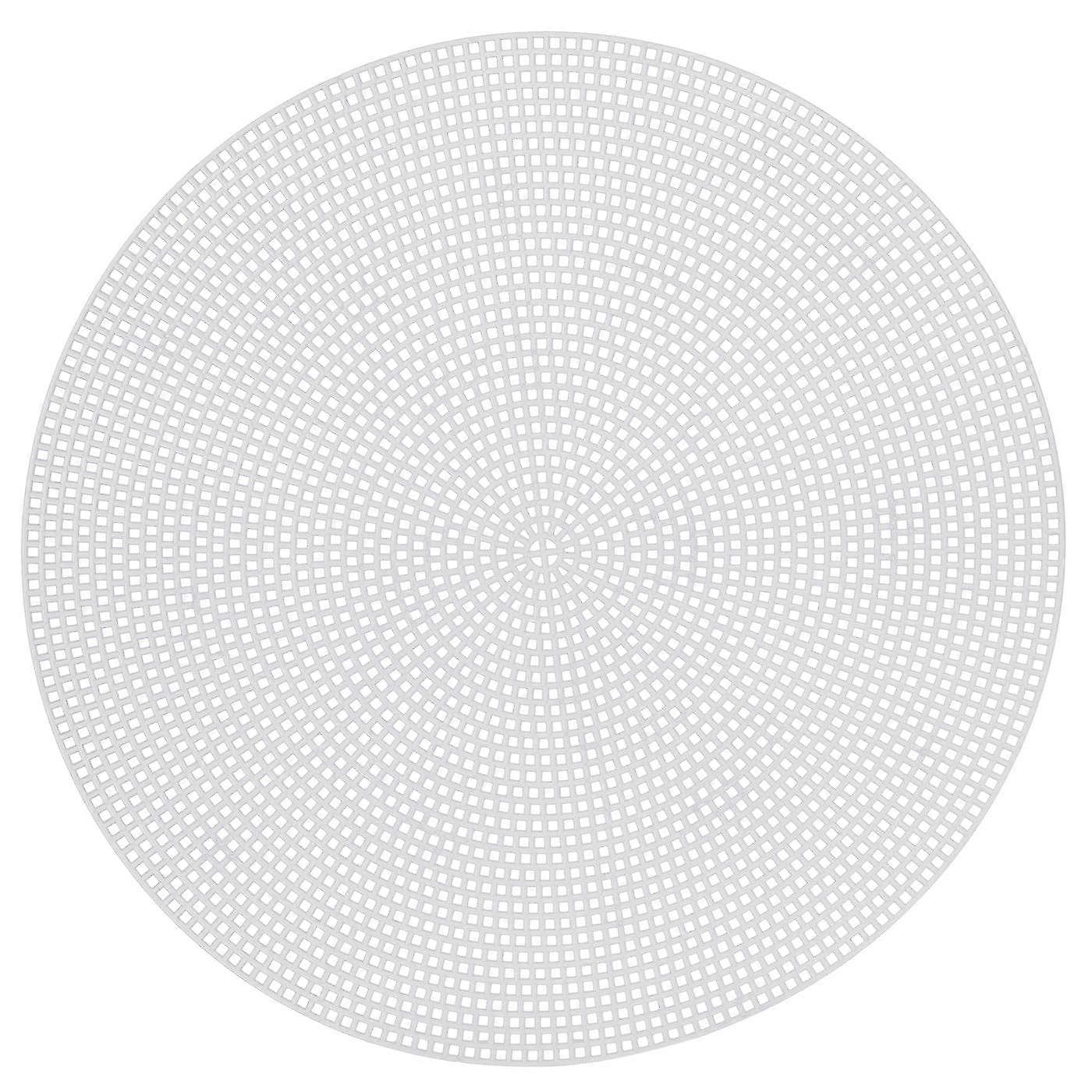 Yarnology 7-mesh Circle Plastic Canvas Shape, 9 1/2