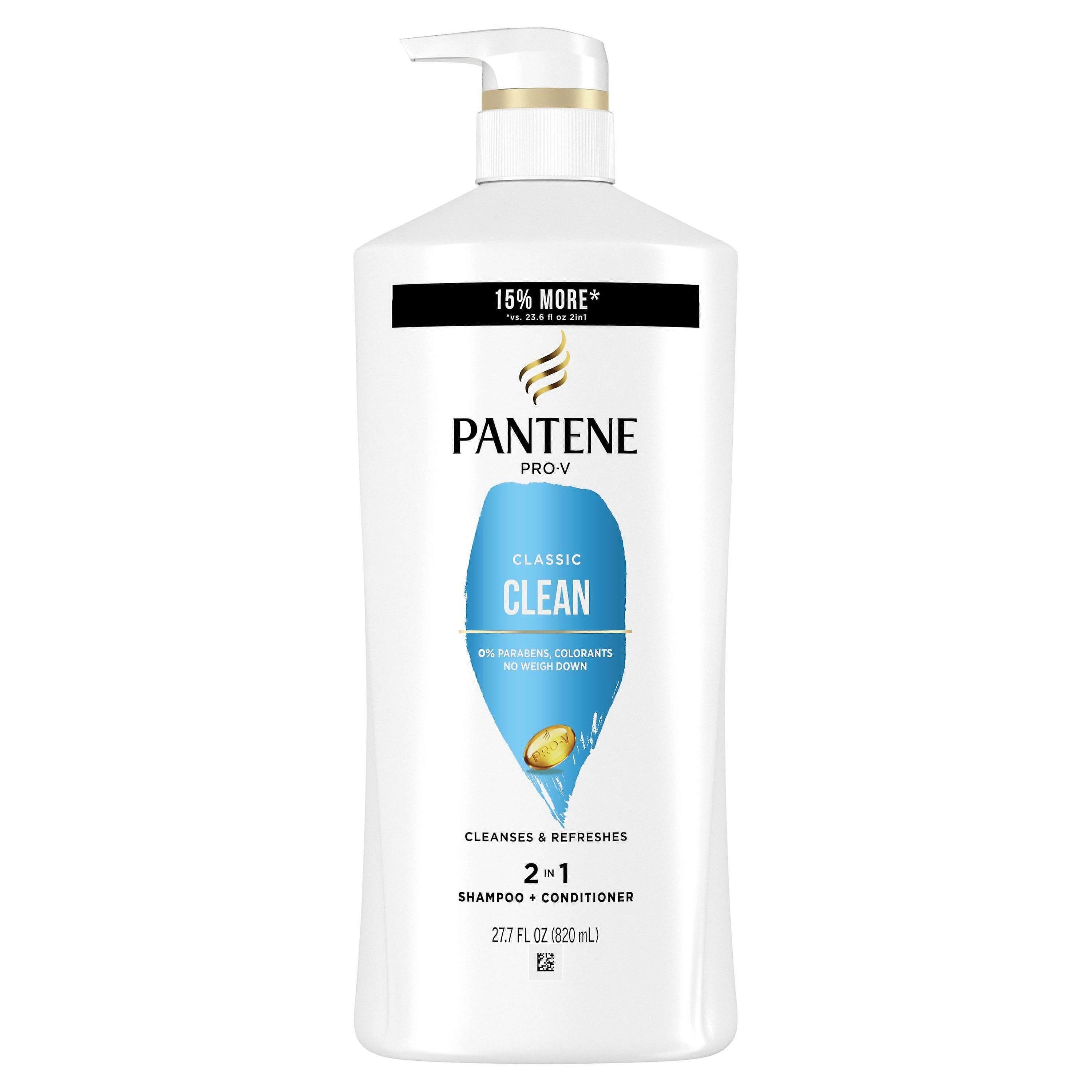 Pantene Pro-v Classic Clean 2-in-1 Shampoo & Conditioner, 27.7 Oz