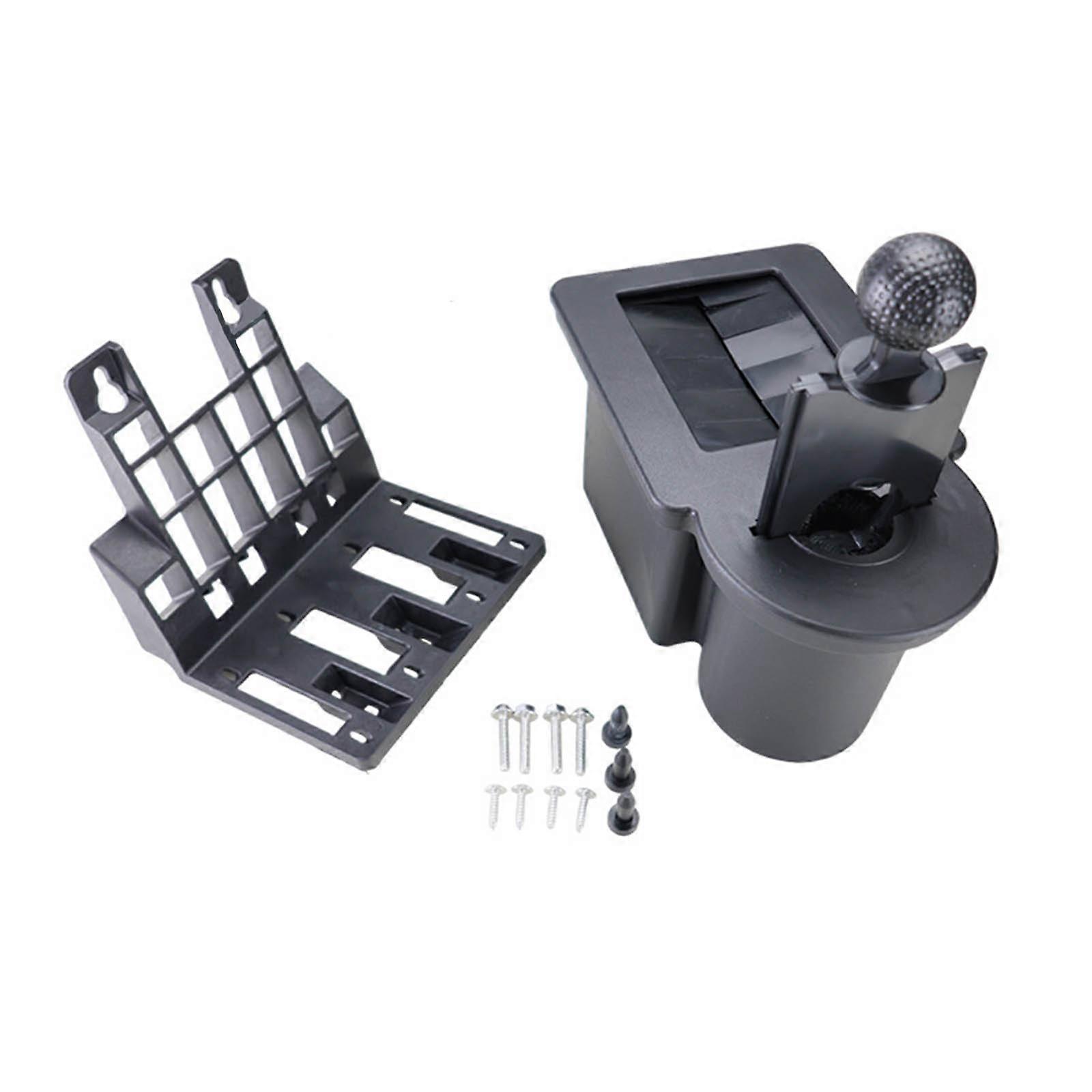 Golfing Cart Top Mount Cleaner Set Permanent Plastic Metal Building Two Chamber Scrubbing Structure Fast Release Drain Outlet Multicolor