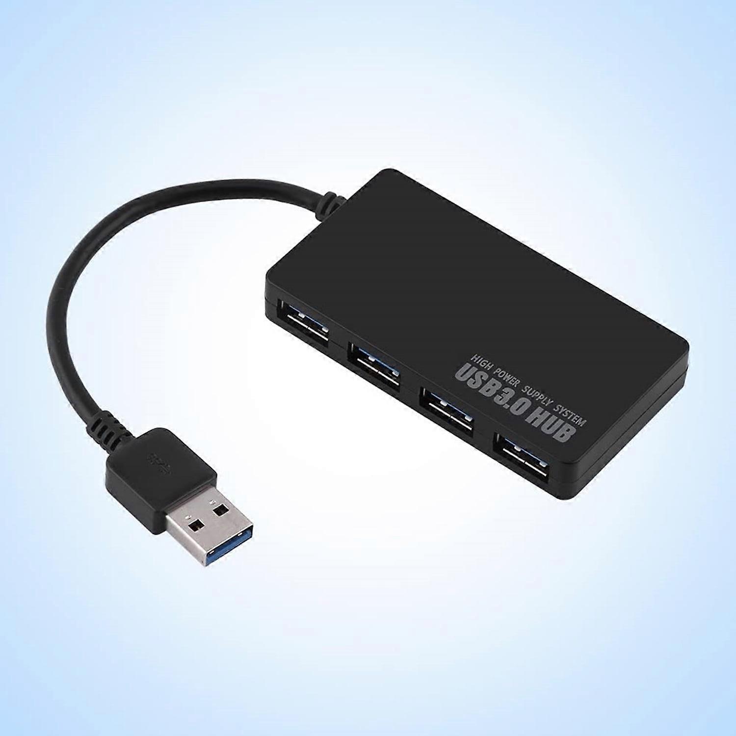 USB Hub, 4-Port USB 3.0 Hub Ultra-Slim Data USB Splitter Charging for MacBook, Laptop