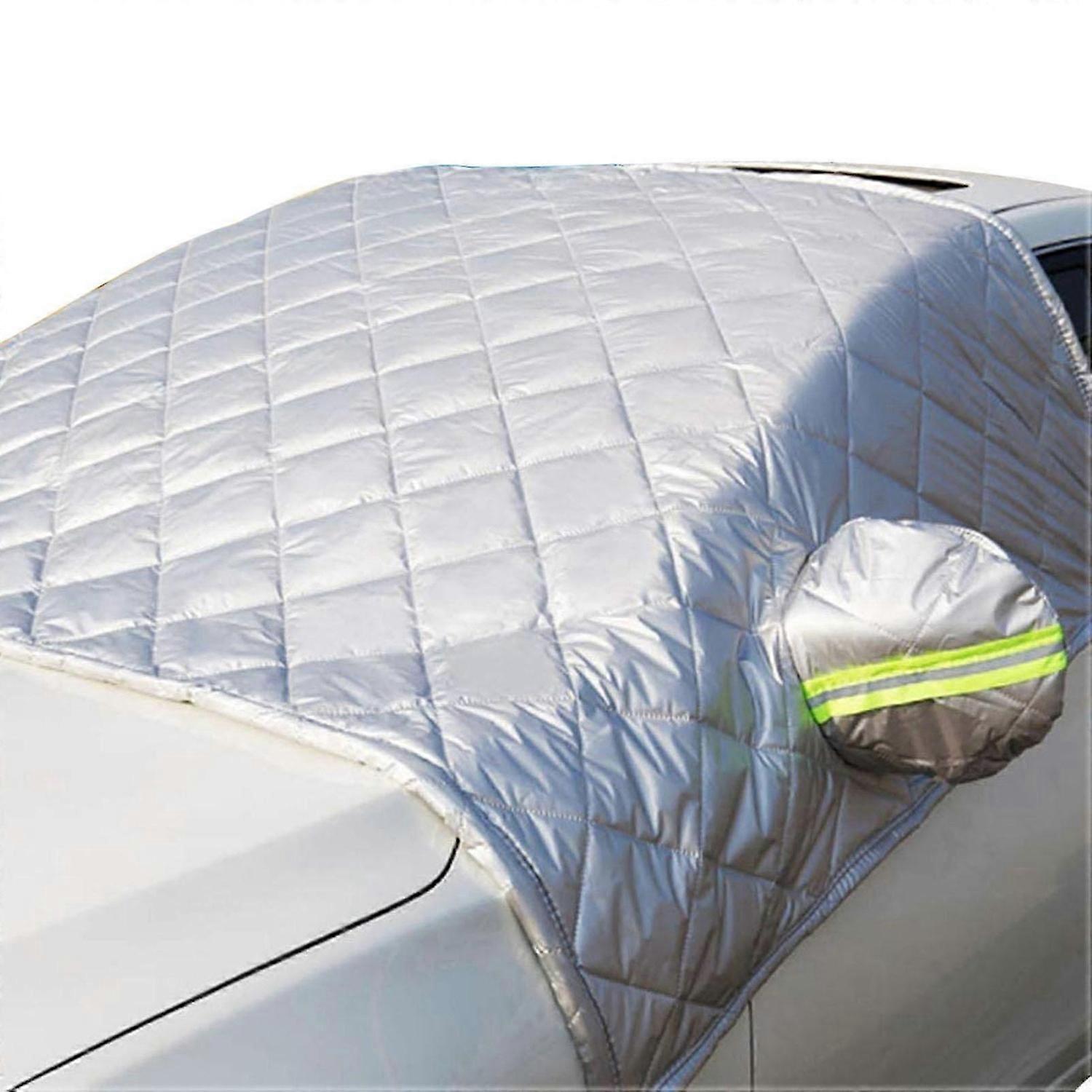 thickened car snow cover front windshield winter sunshade