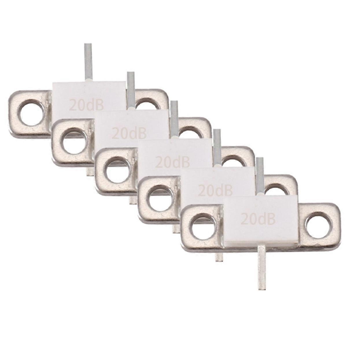 5Pcs 20DB 100Watts ATTENUATORS FLANGED LOW VSWR High Power
