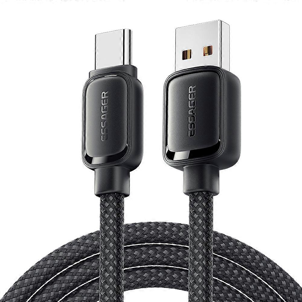 ESSAGER ES-X56 100W 7A Fast Charging Wire USB-A to Type-C Magnetic Data Cable