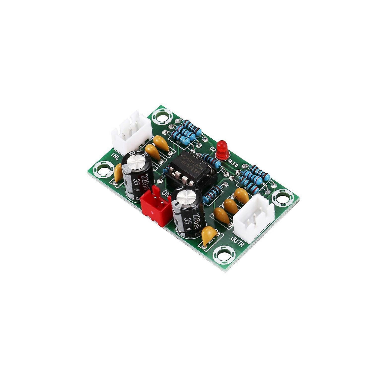 Mini Preamp Op Amp Module Amplifier Dual Channel NE5532 Preamplifier Tone Board 5 Times Wide Voltage