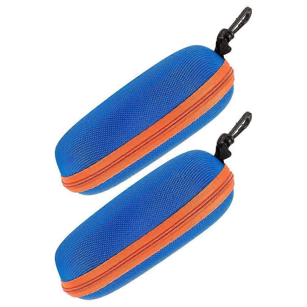 Goggles Case Swim Goggle Protective Case for Storage 2Pcs Multi Color Eva