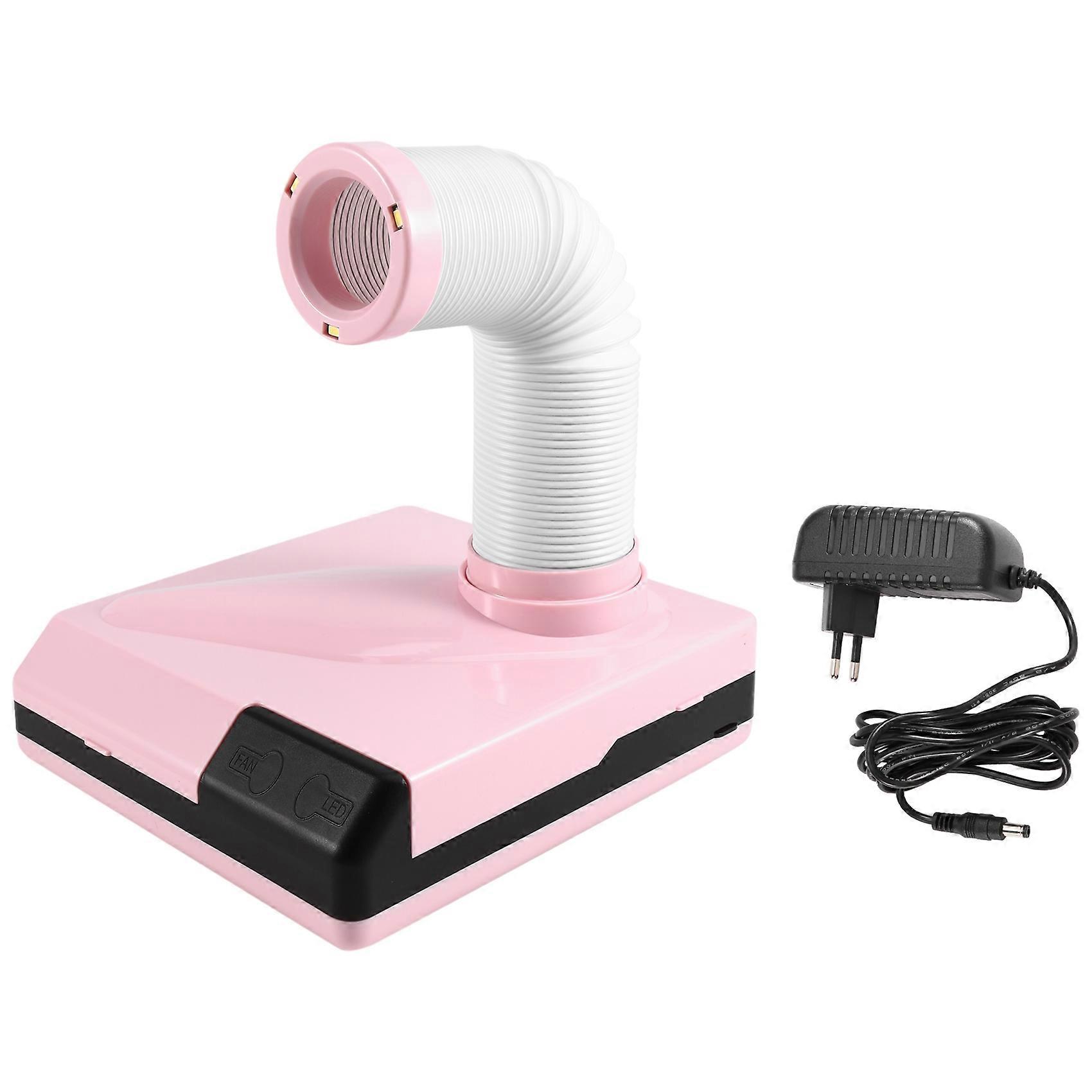 60W High Power Nail Cleaner Dual Vertical Filter Nail Nail Dust Machine EU Plug
