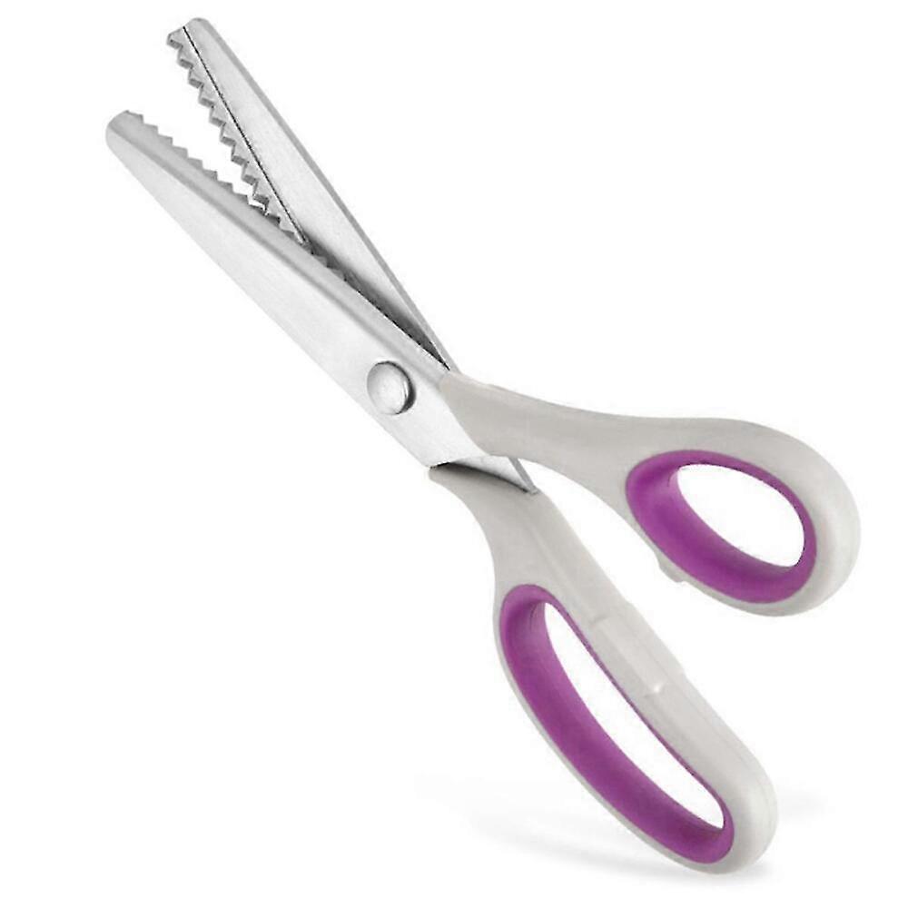 Fabric Serrated Scissors Soft Grip Handle Serrated Scissors