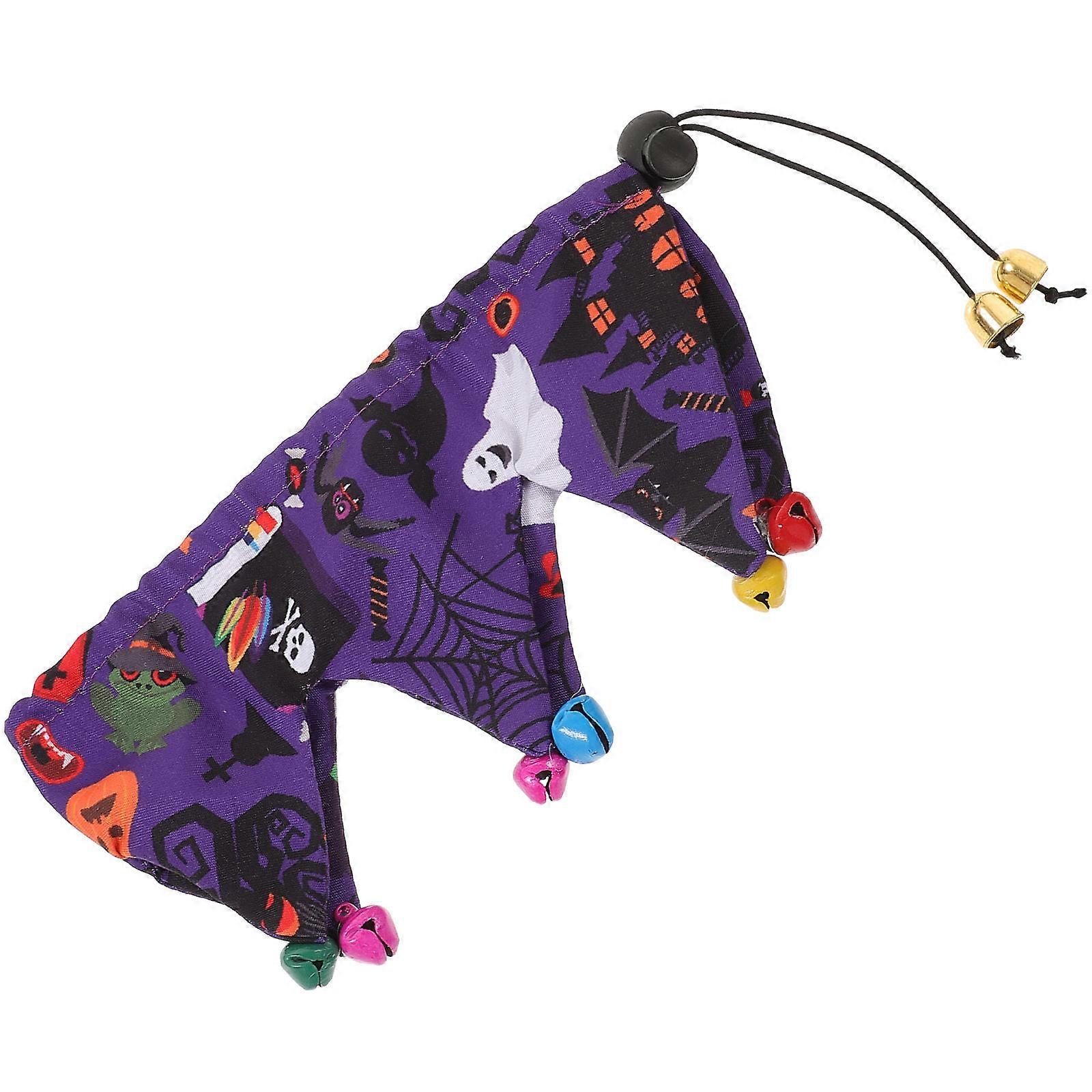 Halloween Cat Collar Adjustable 2Pcs Decorative Kitten Collars for Pets