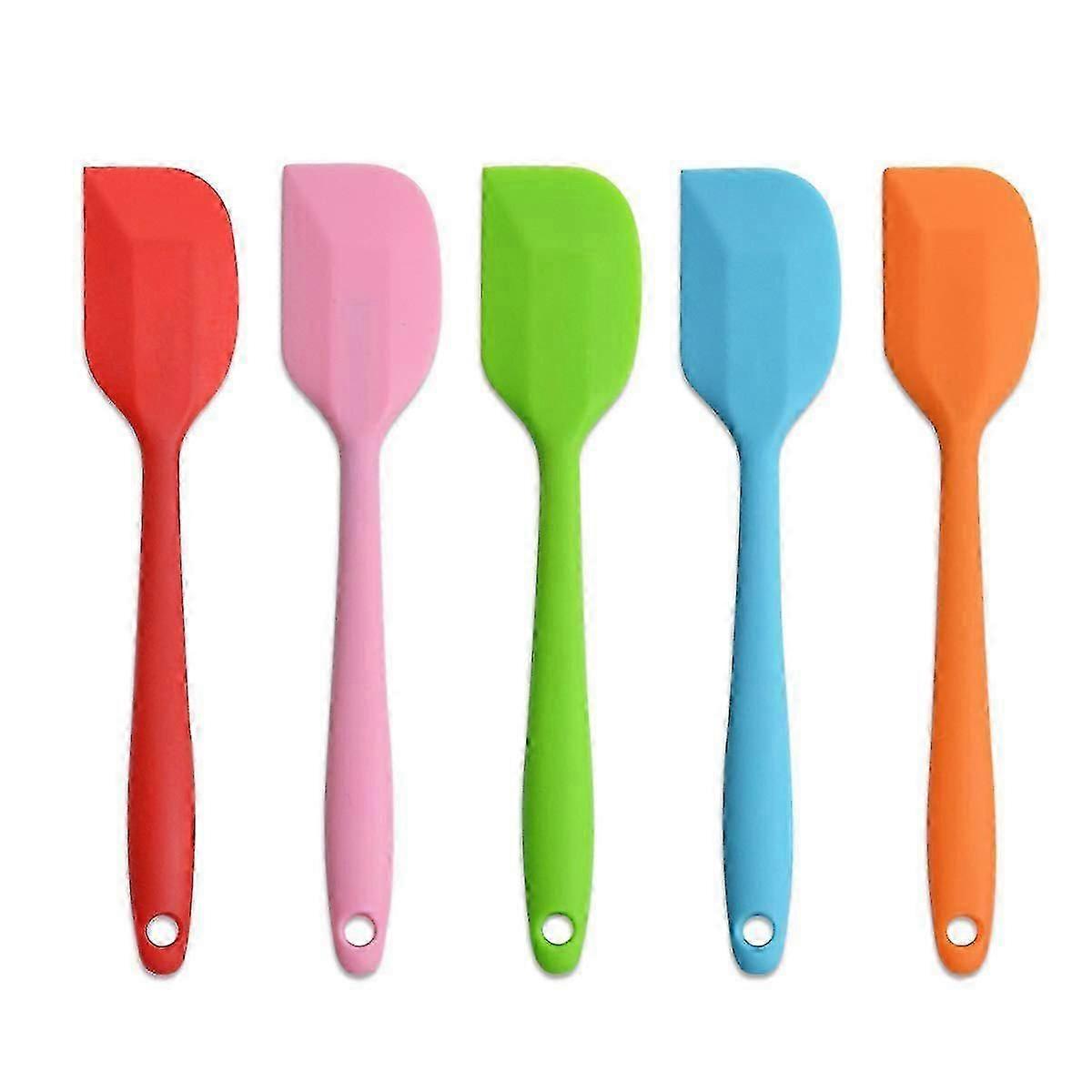 Silicone Spatulas,8.5" Small Heat Resistant Non-stick Flexible Rubber