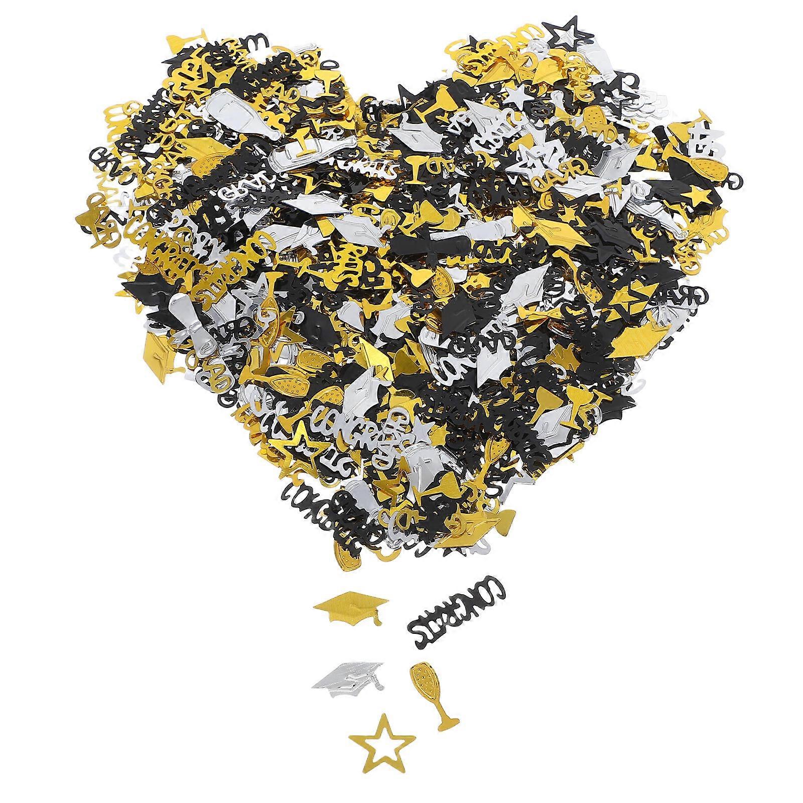 Graduation Confetti PVC Table Decor for Party Decorations