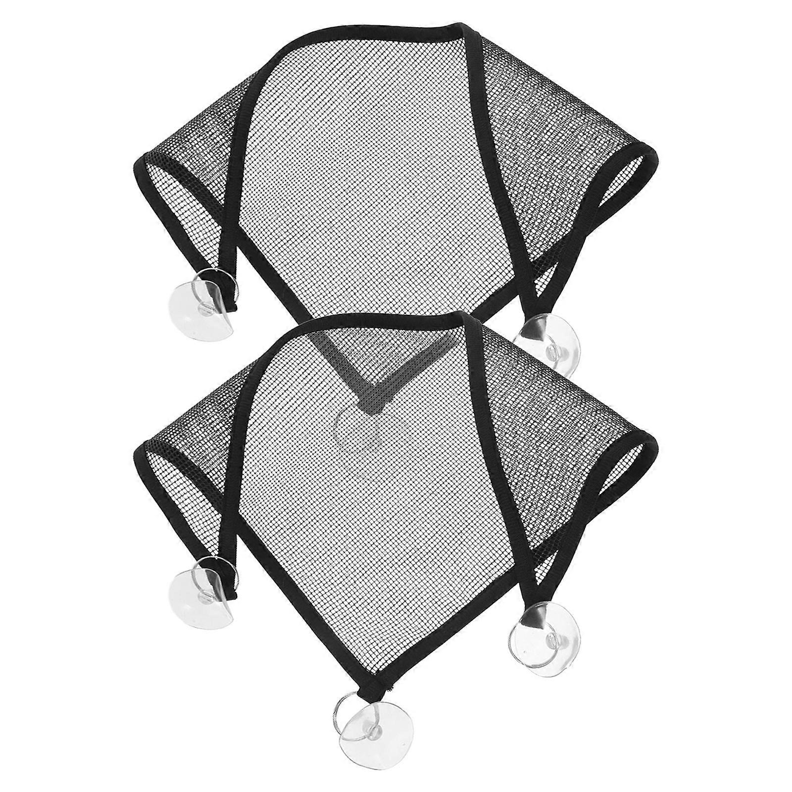 Triangular Lounging Bed Hammock 2Pcs For Geckos And Lizards Summer Use Safe Resting Space Breathable Design