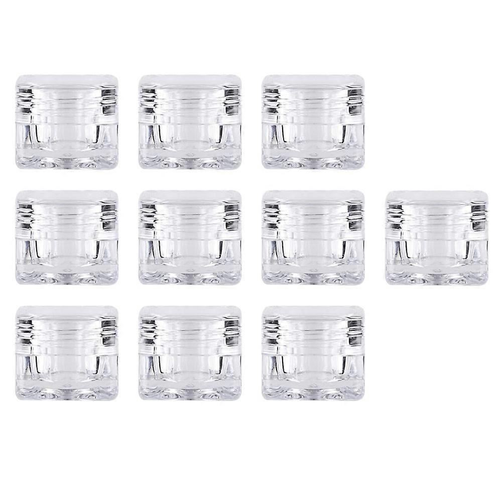 Cosmetic Jar Transparent Cream Storage Jar for Storage 20Pcs Refillable Jars