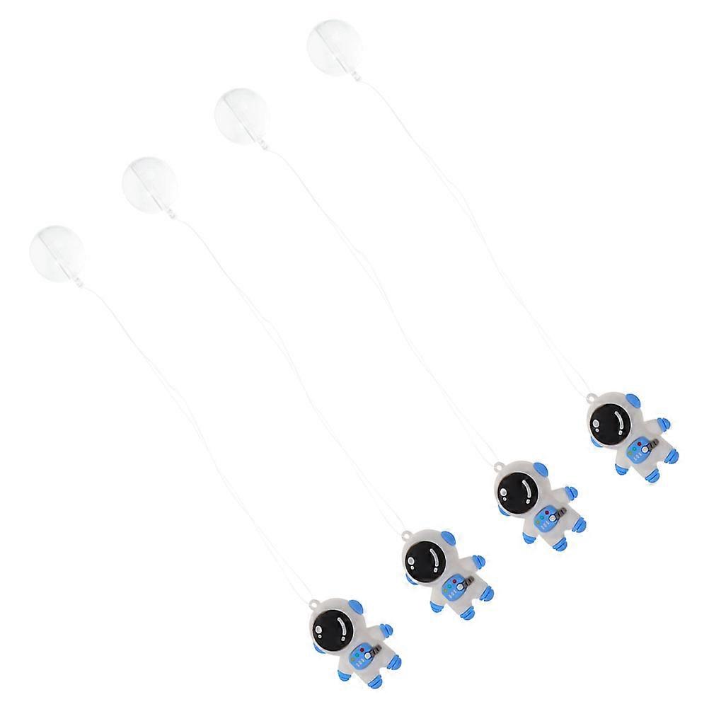 Floating Astronaut Statue for Aquarium Fish Tank Decor with 4Pcs Simulation Models