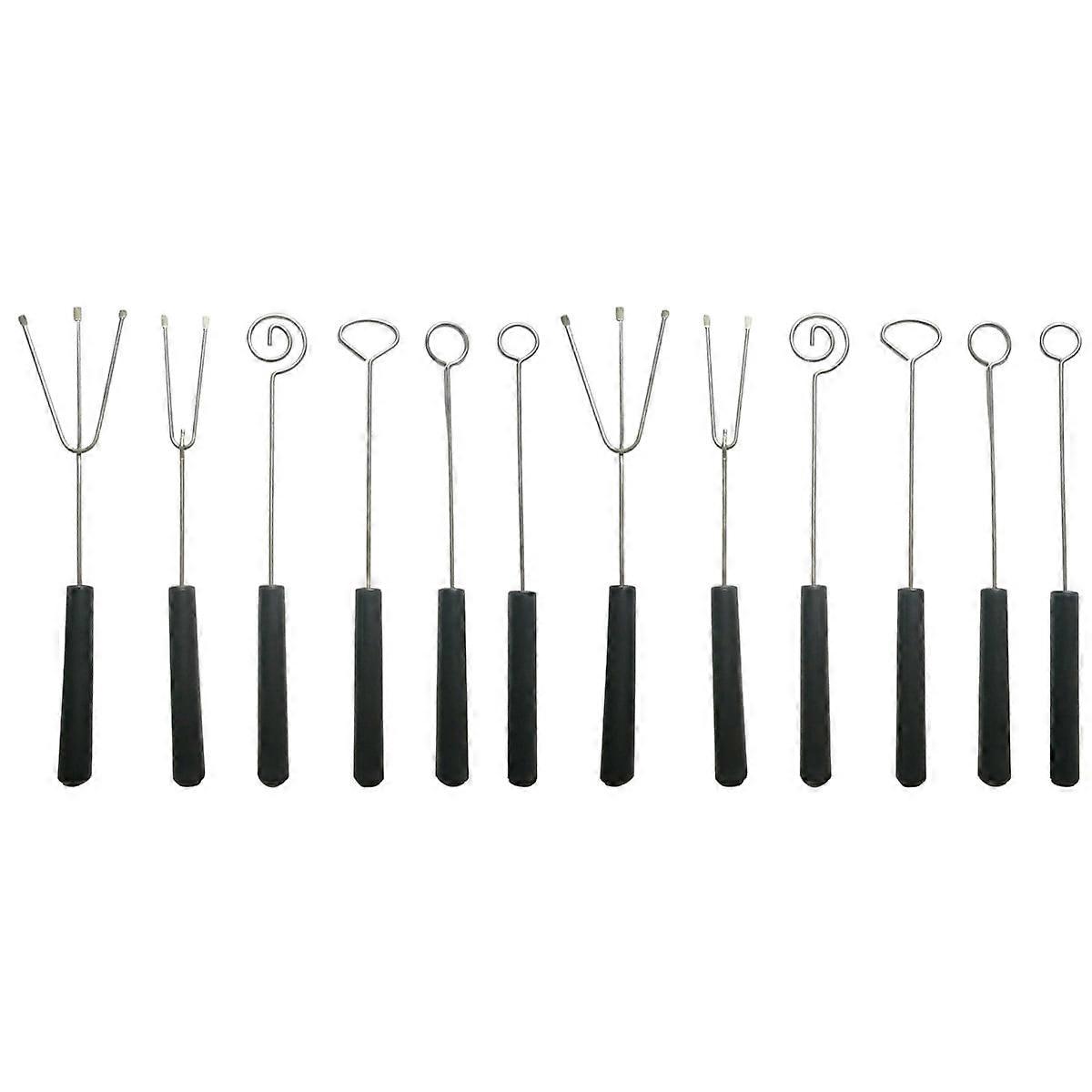 12 PCS Cake Decorating Tool Baking Fork Forks Set 6 Piece