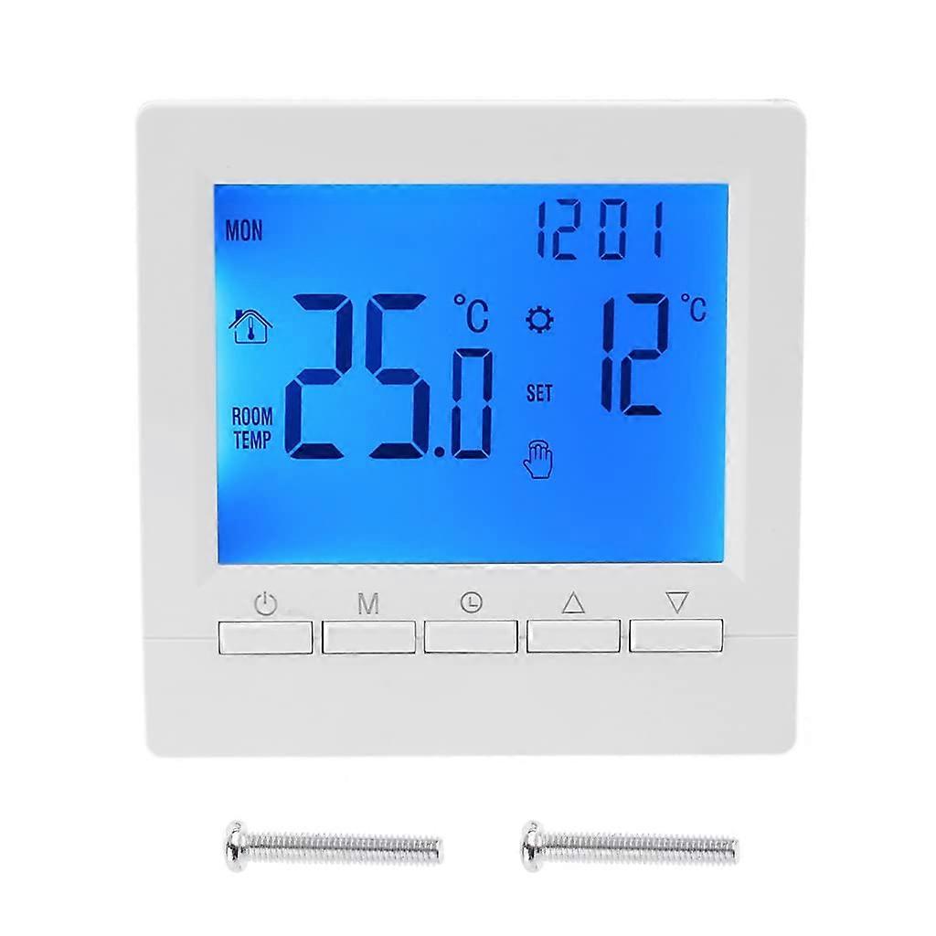 Digital Thermostat Power Water Floor Heating Programmable Controller for Gas Boiler