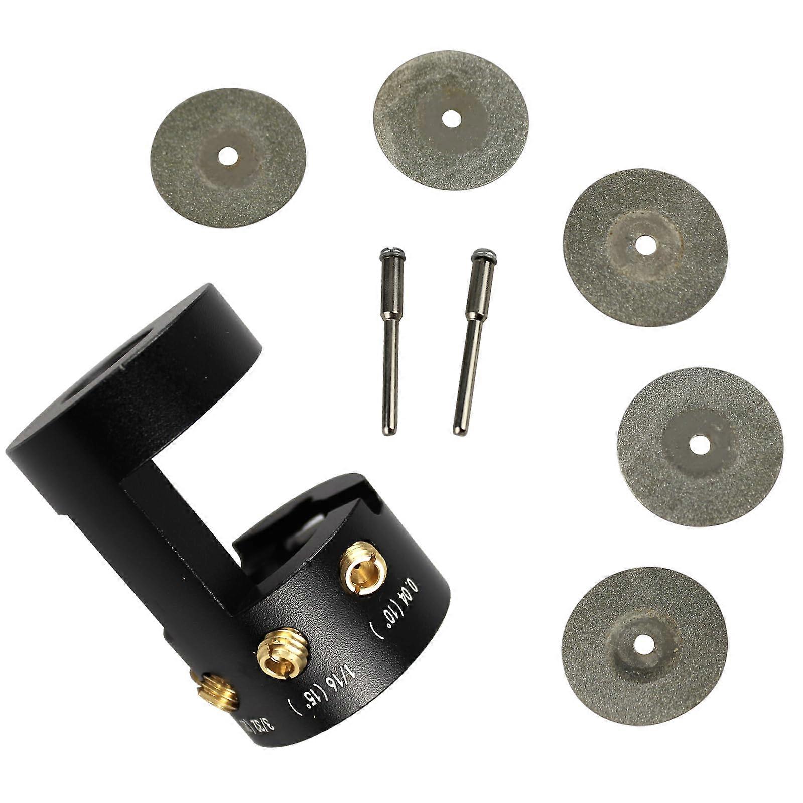 TIG Welding Tungsten Grinder Head with MultiAngle Precision Sharpening and 4 CutOff Slots