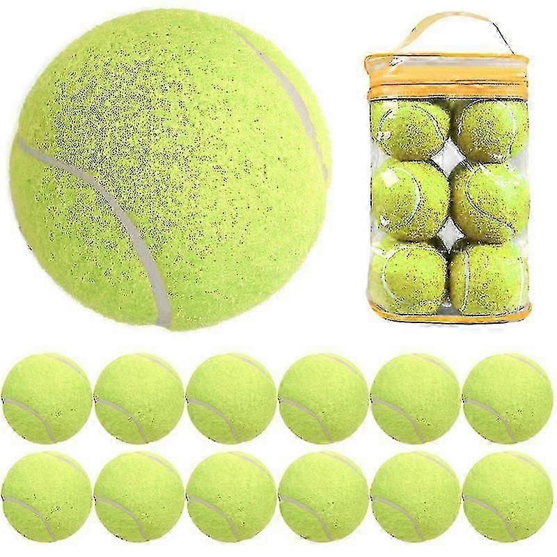 12-pack tennisbollar för tryckmatchning och träning