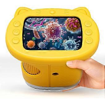 Microscopio digitale per bambini, giocattoli per età 5-7 8-13: microscopio portatile 1000X