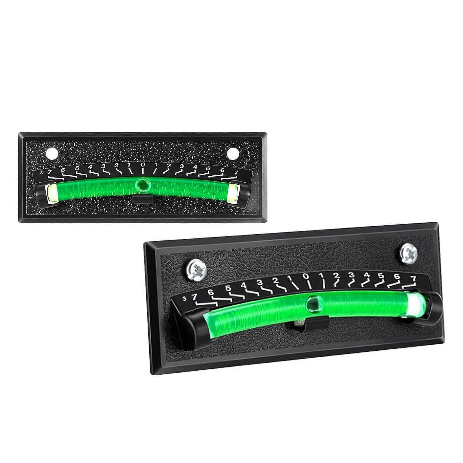 2PCS RV Leveling Tool with  Visibility Bubble, WeatherResistant Camper Trailer Gauge