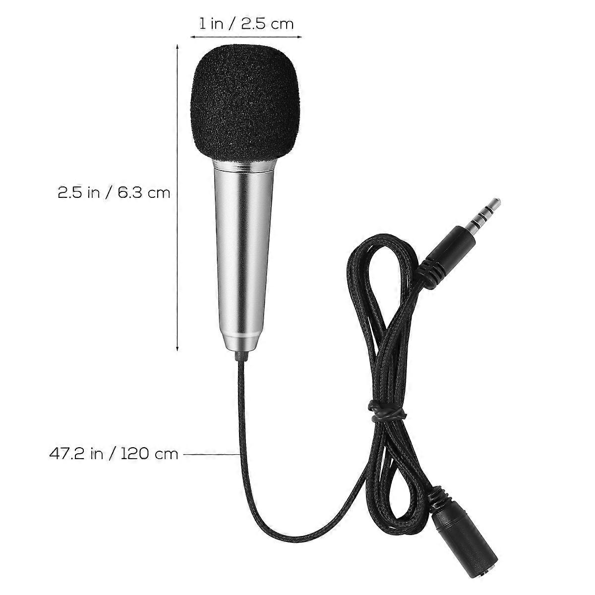 Mini Microphone Healifty Condenser Microphone for Chatting 4Pcs Assorted