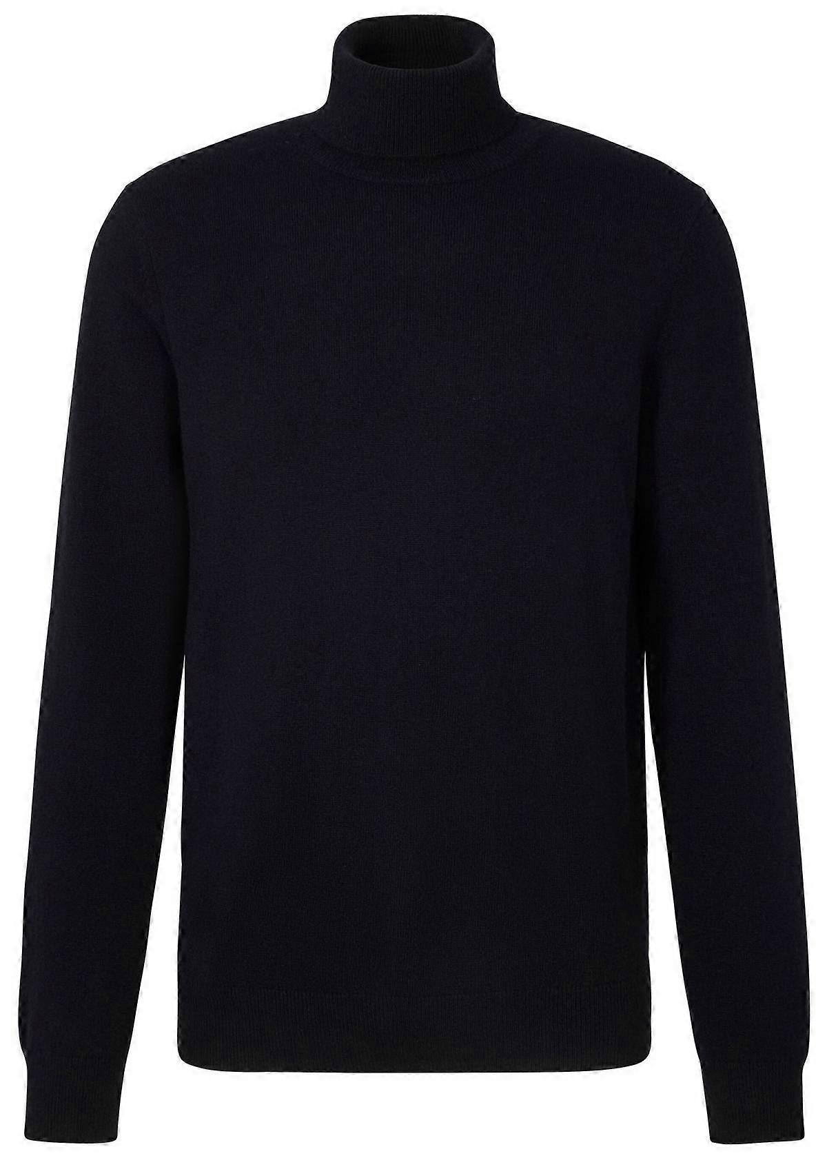 Falke Pure Cashmere Roll Neck Sweater - Black