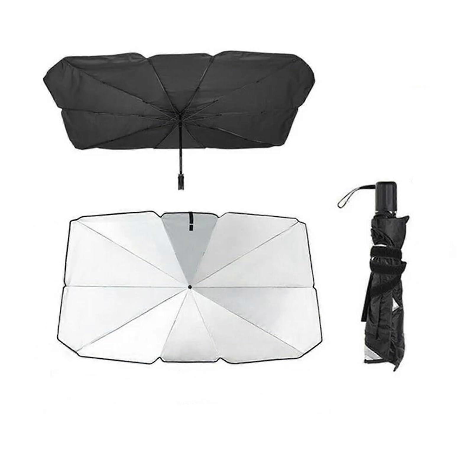 Car Windshield Sun Shade Umbrella Style UV Protection Foldable Front Window Heat Insulation