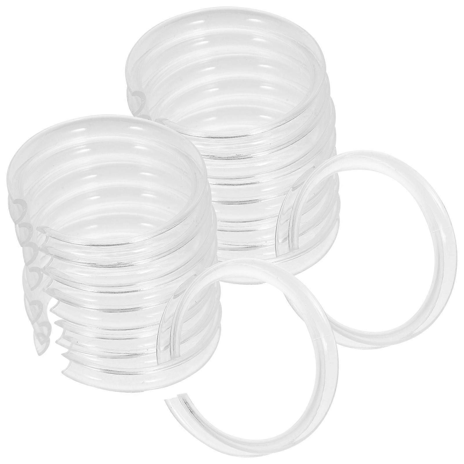 Transparent Acrylic Bracelet Display Stand for Storage 20Pcs Circle Bangle Support